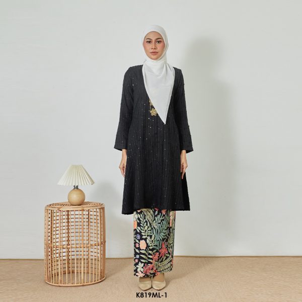 Kebarung Melati in Black (K819KML-1)