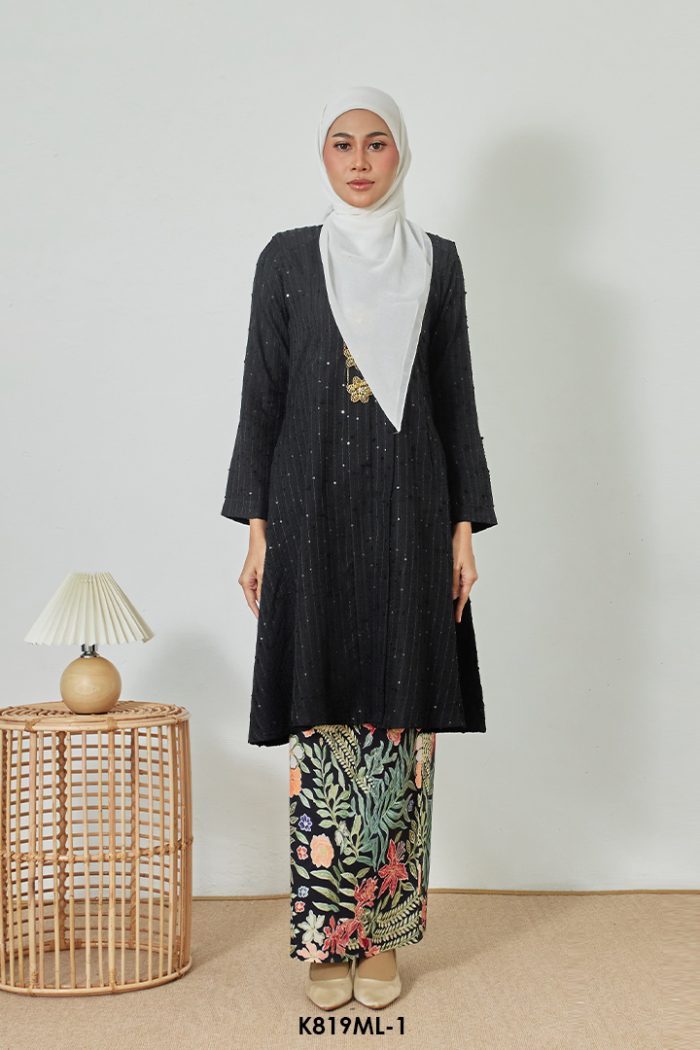 Kebarung Melati in Black (K819KML-1)