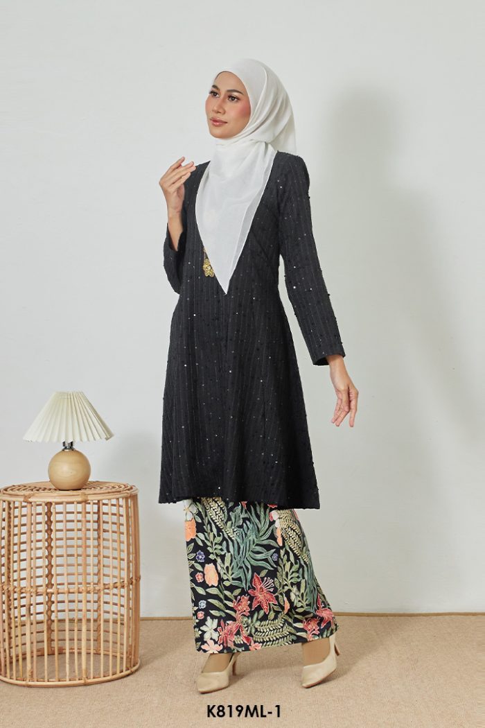 Kebarung Melati in Black (K819KML-1)