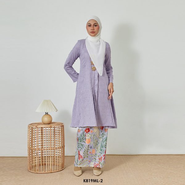 Kebarung Melati in Lavender (K819KML-2)