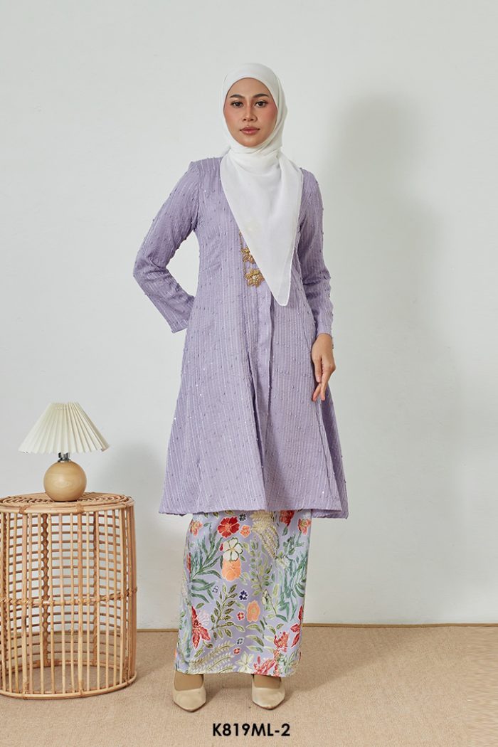 Kebarung Melati in Lavender (K819KML-2)