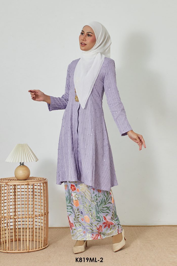 Kebarung Melati in Lavender (K819KML-2)