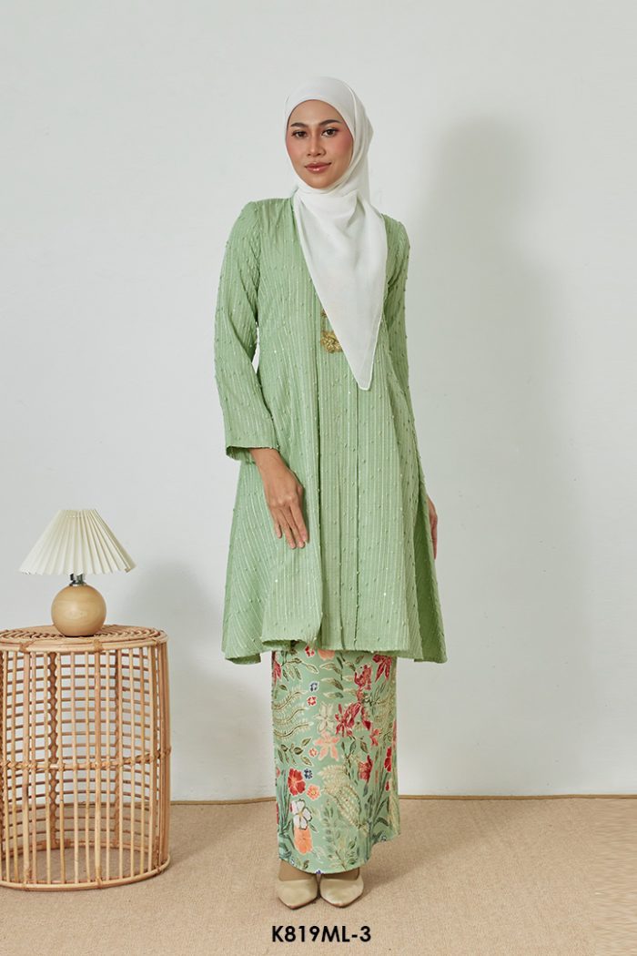 Kebarung Melati in Mint (K819KML-3)