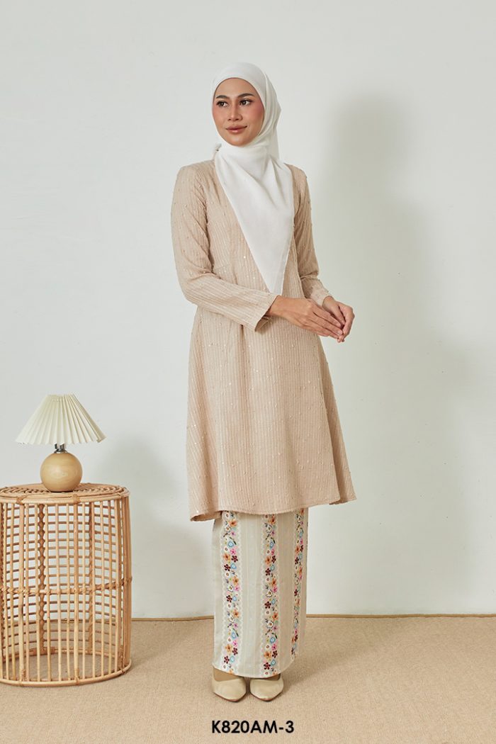 Ameera Kurung in Sand (K820AM-3)