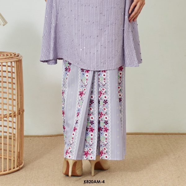 Ameera Kurung in Lavender (K820AM-4) - Image 3