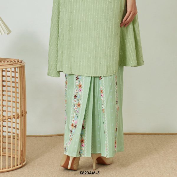 Ameera Kurung in Mint (K820AM-5) - Image 3