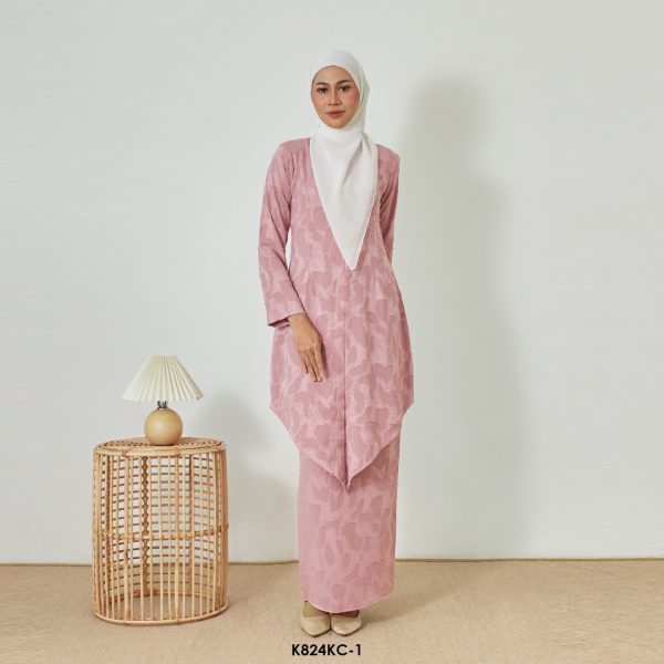 Kebaya Cindai in Pink (K824KC-1)