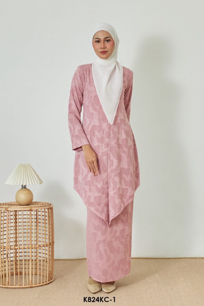 Kebaya Cindai in Pink (K824KC-1)