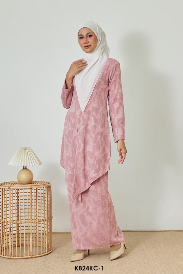 Kebaya Cindai in Pink (K824KC-1)