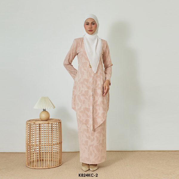 Kebaya Cindai in Pale Pink (K824KC-2)