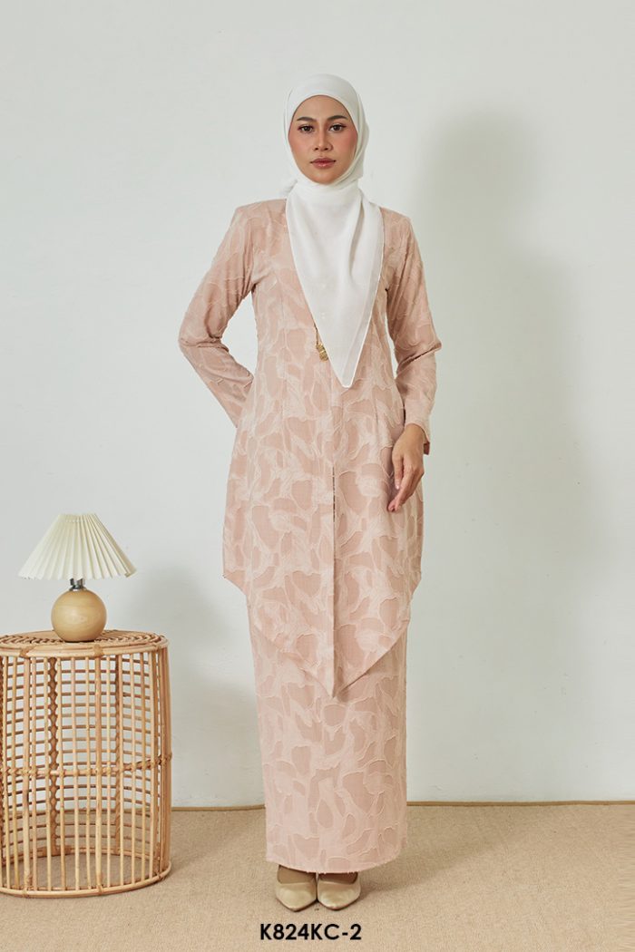 Kebaya Cindai in Pale Pink (K824KC-2)
