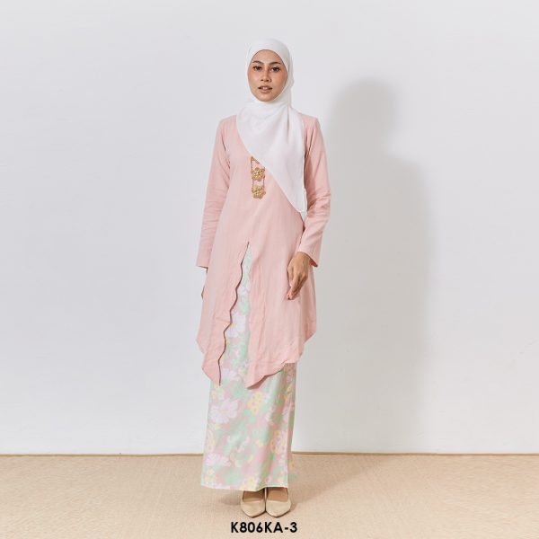 Kebaya Anggun 2.0 in Dusty Pink (K806KA-3)