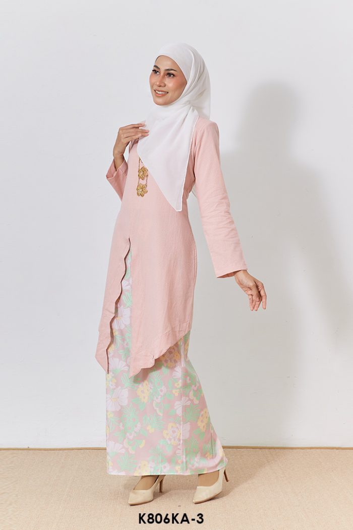 Kebaya Anggun 2.0 in Dusty Pink (K806KA-3)