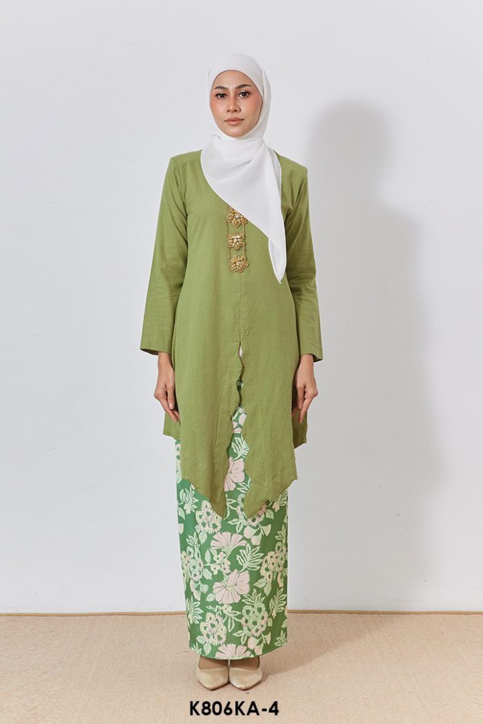 Kebaya Anggun 2.0 in Olive (K806KA-4)