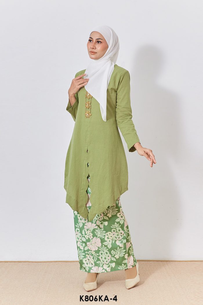 Kebaya Anggun 2.0 in Olive (K806KA-4)