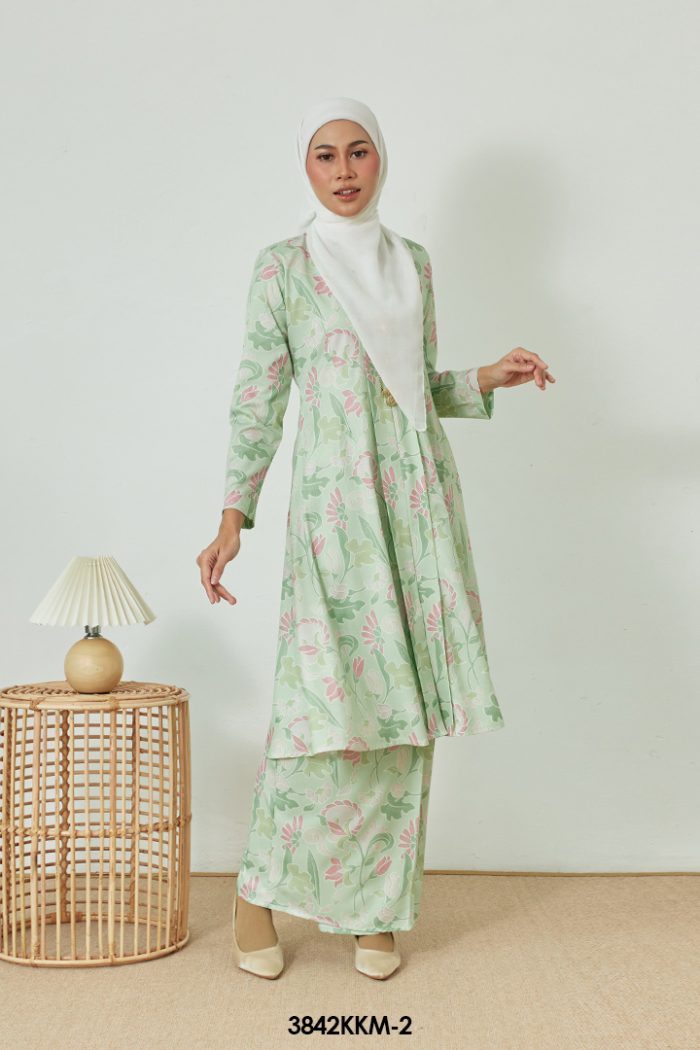 Kebarung Kalthom in Mint Green (3842KKM-2)