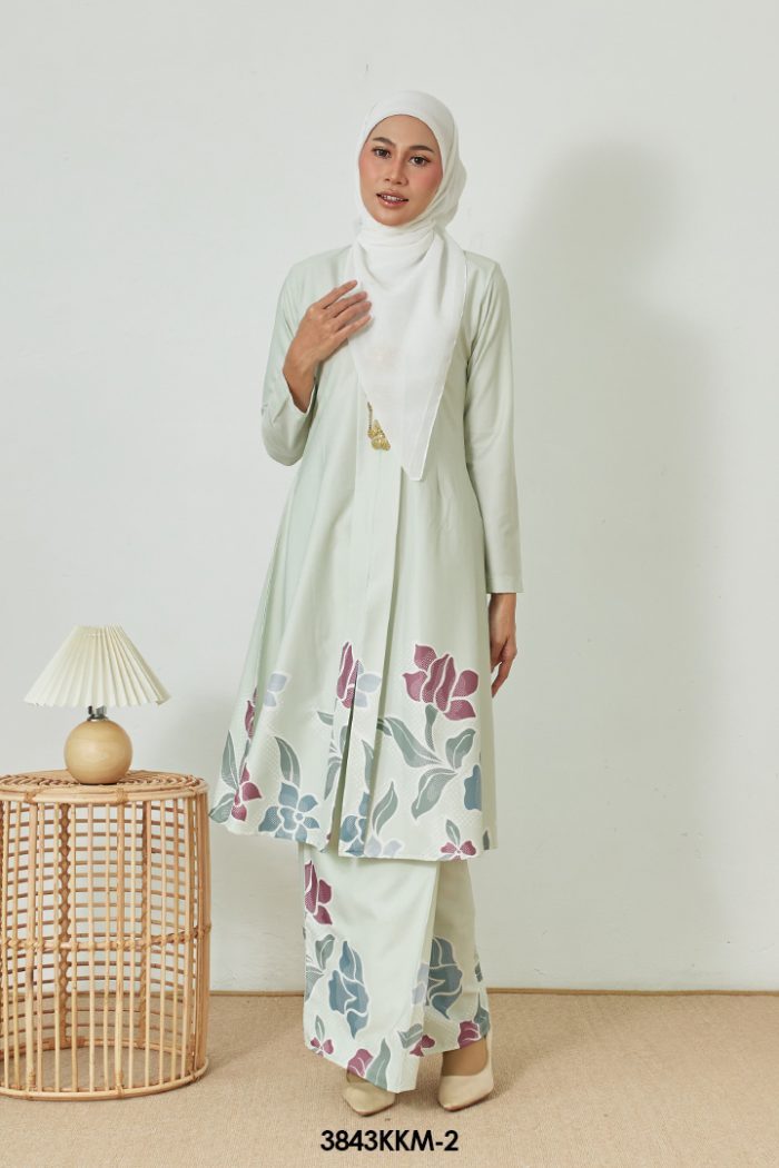 Kebarung Kalthom in Pastel Green (3843KKM-2)