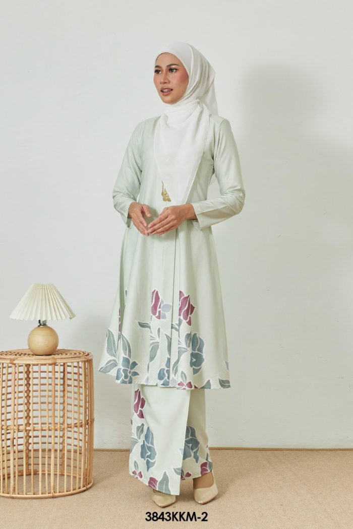 Kebarung Kalthom in Pastel Green (3843KKM-2)