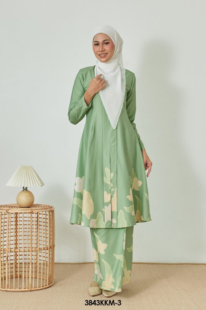 Kebarung Kalthom in Pistachio Green (3843KKM-3)