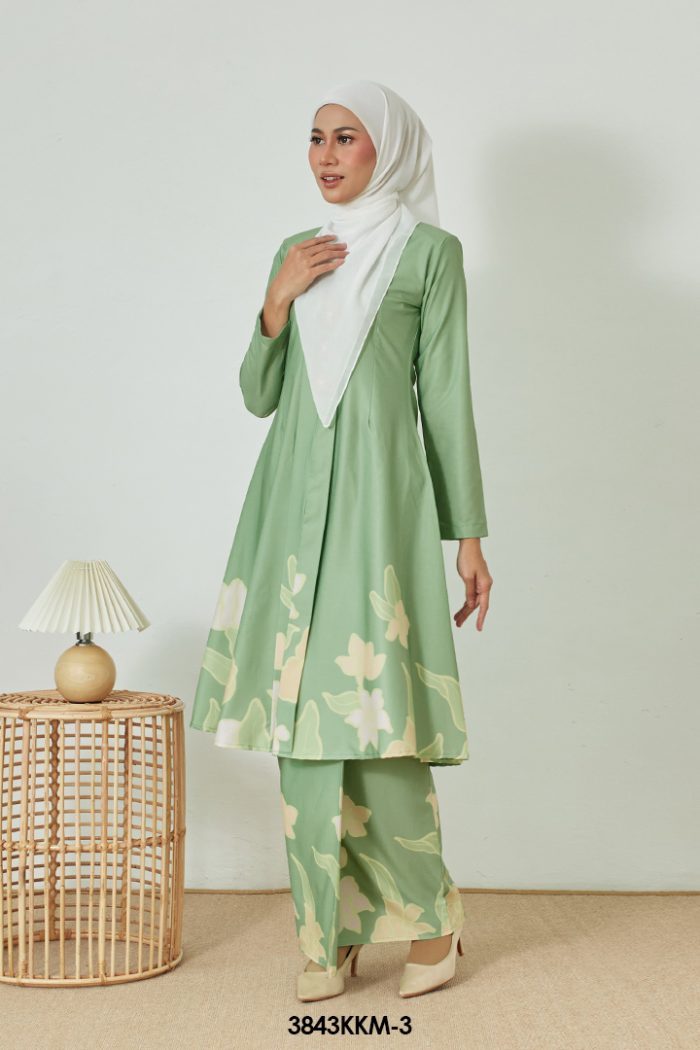 Kebarung Kalthom in Pistachio Green (3843KKM-3)