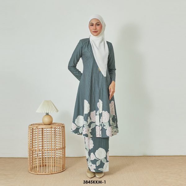 Kebarung Kalthom in Dark Blue Green (3845KKM-1)