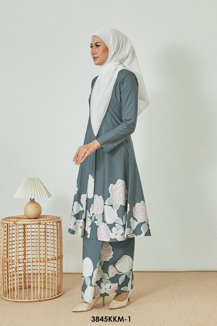 Kebarung Kalthom in Dark Blue Green (3845KKM-1)