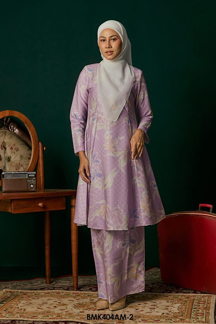 Ameera Kurung in Light Lilac (BMK404AM-2)