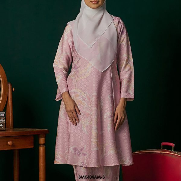 Ameera Kurung in Blush Pink (BMK404AM-3) - Image 4