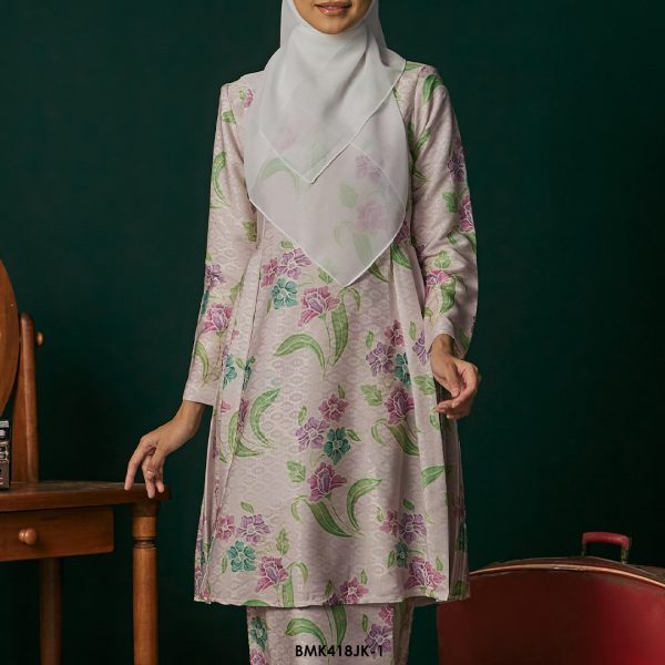 Juliana Kurung Batiq Mia in Soft Purple (BMK418JK-1) - Image 3