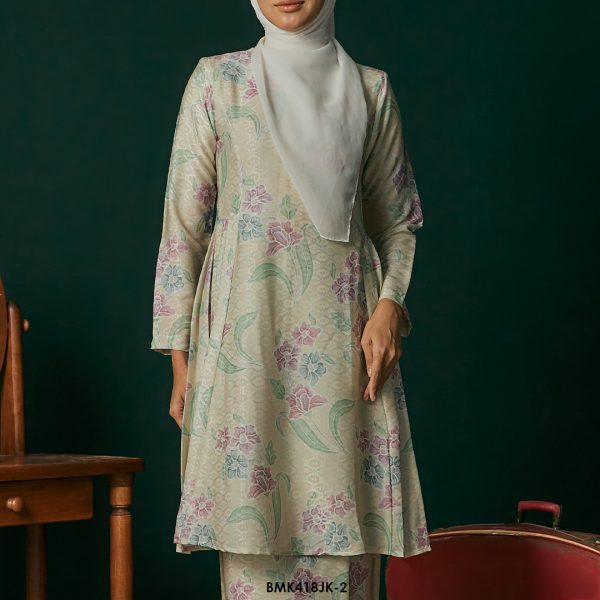 Juliana Kurung Batiq Mia in Baby Yellow (BMK418JK-2) - Image 3