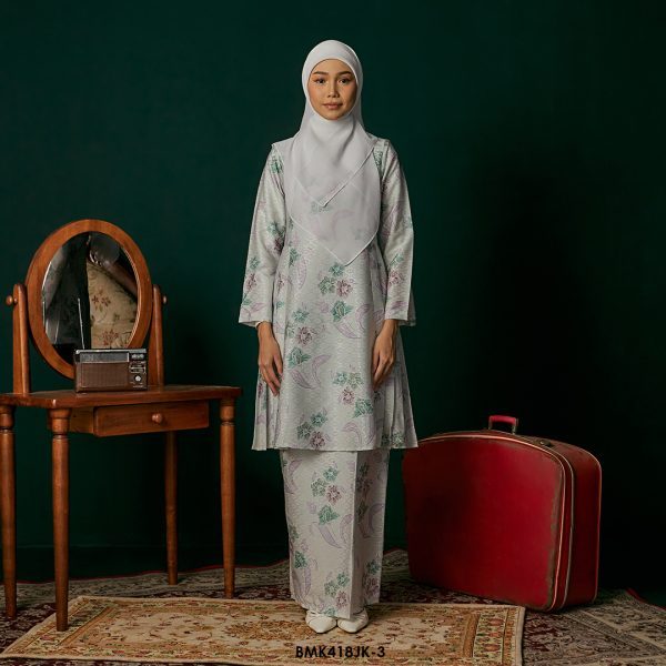 Juliana Kurung Batiq Mia in Pearl Green (BMK418JK-3)