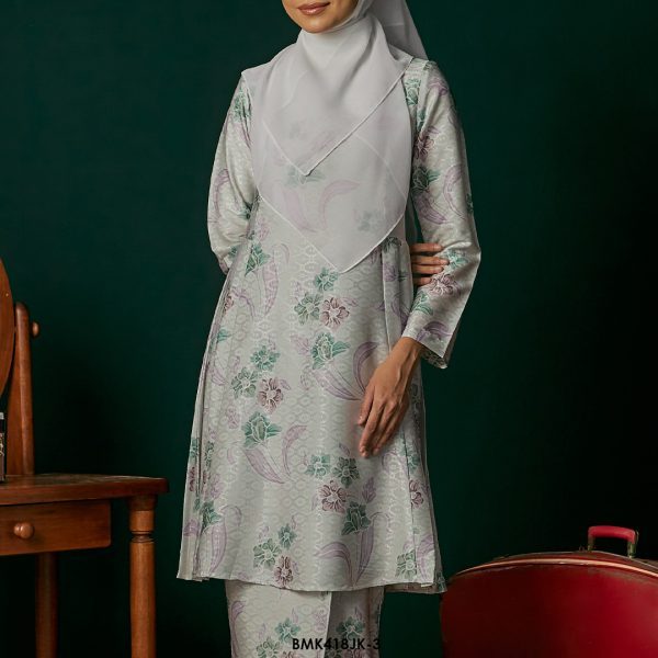 Juliana Kurung Batiq Mia in Pearl Green (BMK418JK-3) - Image 3