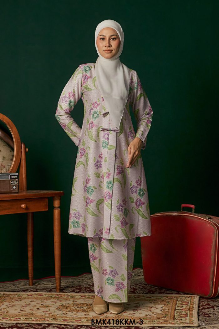 Kebarung Batiq Mia 3.0 Ribbon in Soft Purple (BMK418KKM-3)