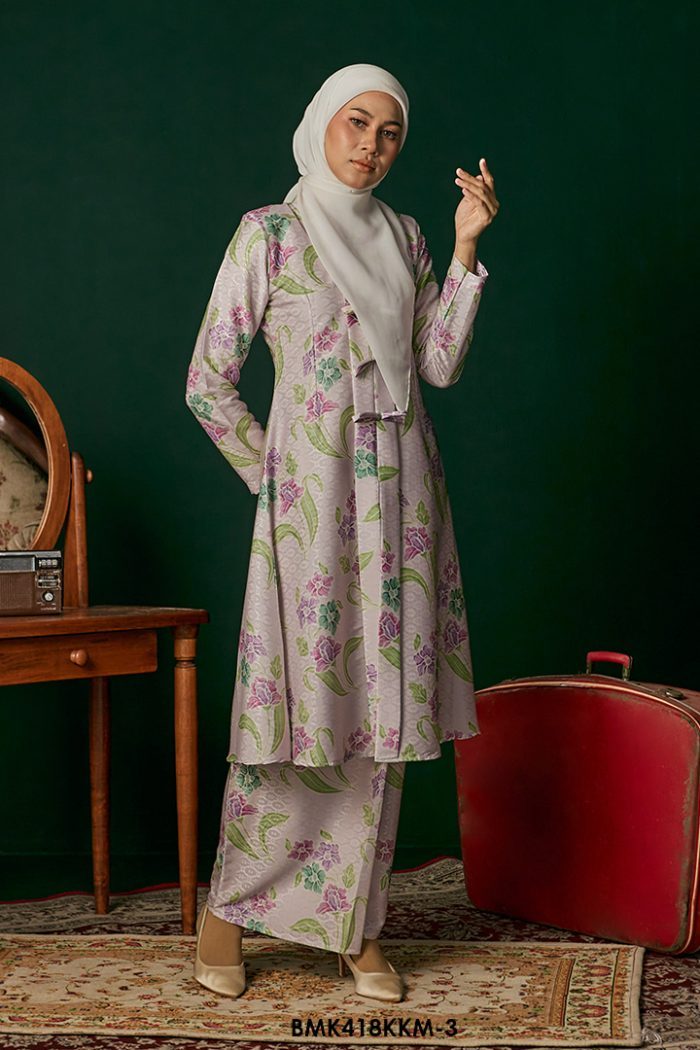 Kebarung Batiq Mia 3.0 Ribbon in Soft Purple (BMK418KKM-3)