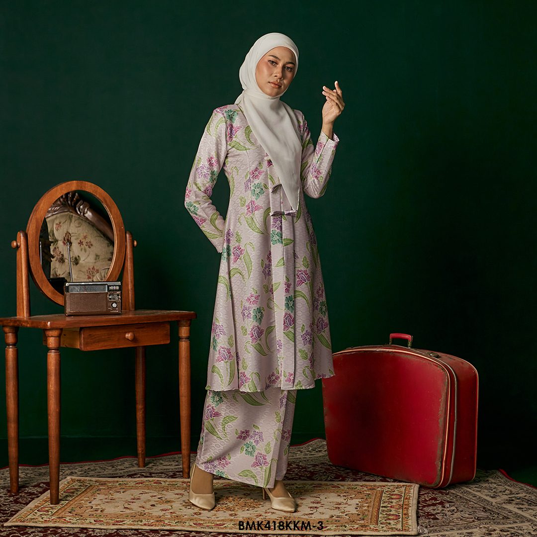 Kebarung Batiq Mia 3.0 Ribbon in Soft Purple (BMK418KKM-3) - Image 2