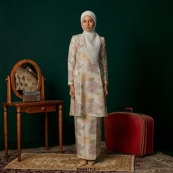 Juliana Kurung Batiq Mia in Cream (BMK419JK-1)