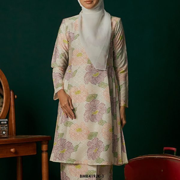 Juliana Kurung Batiq Mia in Cream (BMK419JK-1) - Image 3