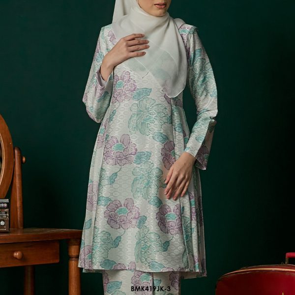 Juliana Kurung Batiq Mia in Ice Mint (BMK419JK-3) - Image 3