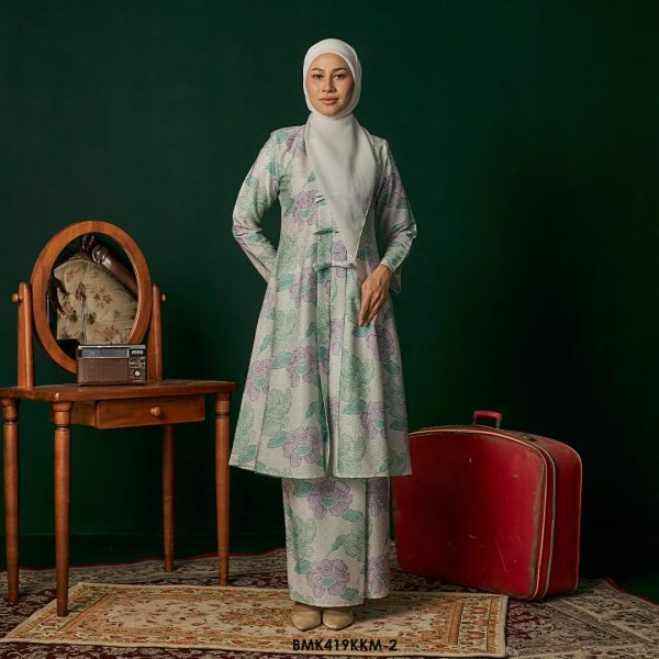 Kebarung Batiq Mia 3.0 Ribbon in Ice Mint (BMK419KKM-2)