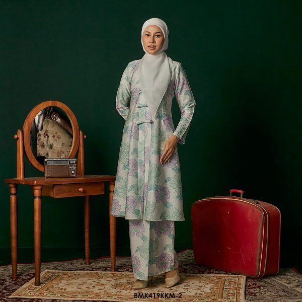 Kebarung Batiq Mia 3.0 Ribbon in Ice Mint (BMK419KKM-2) - Image 2
