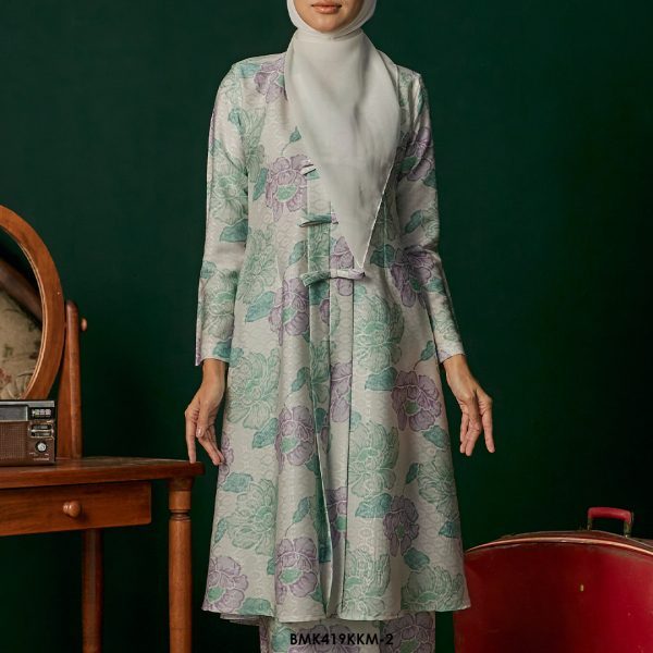 Kebarung Batiq Mia 3.0 Ribbon in Ice Mint (BMK419KKM-2) - Image 3