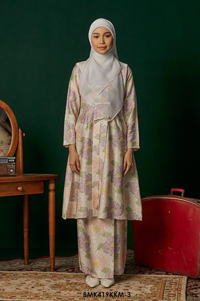 Kebarung Batiq Mia 3.0 Ribbon in Cream (BMK419KKM-3)