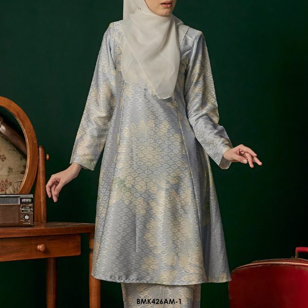 Ameera Kurung in Baby Blue (BMK426AM-1) - Image 4