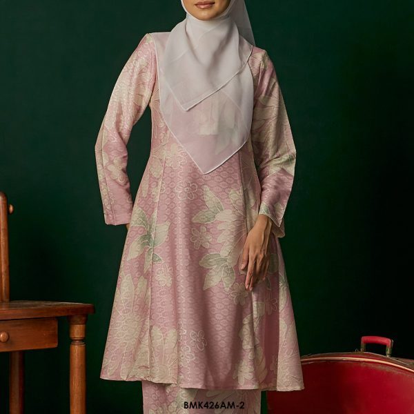 Ameera Kurung in Baby Pink (BMK426AM-2) - Image 4
