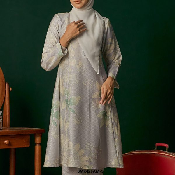 Ameera Kurung in Pearl Lilac (BMK426AM-3) - Image 4