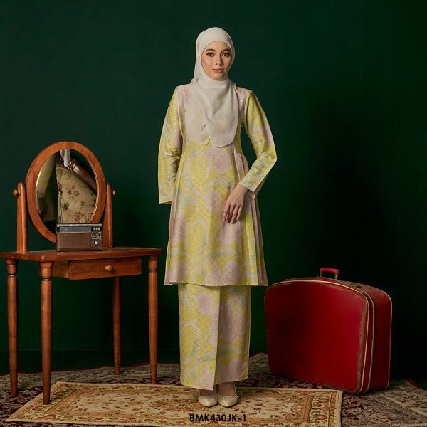 Juliana Kurung Batiq Mia in Lemon (BMK430JK-1)