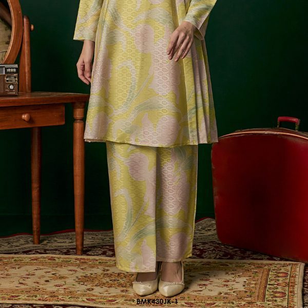 Juliana Kurung Batiq Mia in Lemon (BMK430JK-1) - Image 3