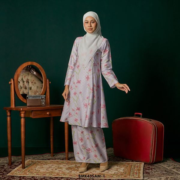 Ameera Kurung in Lilac (BMK435AM-1) - Image 2