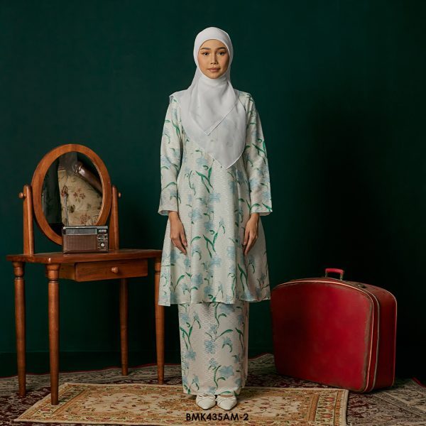 Ameera Kurung in Baby Blue (BMK435AM-2)