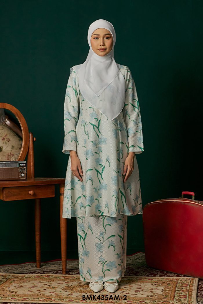 Ameera Kurung in Baby Blue (BMK435AM-2)